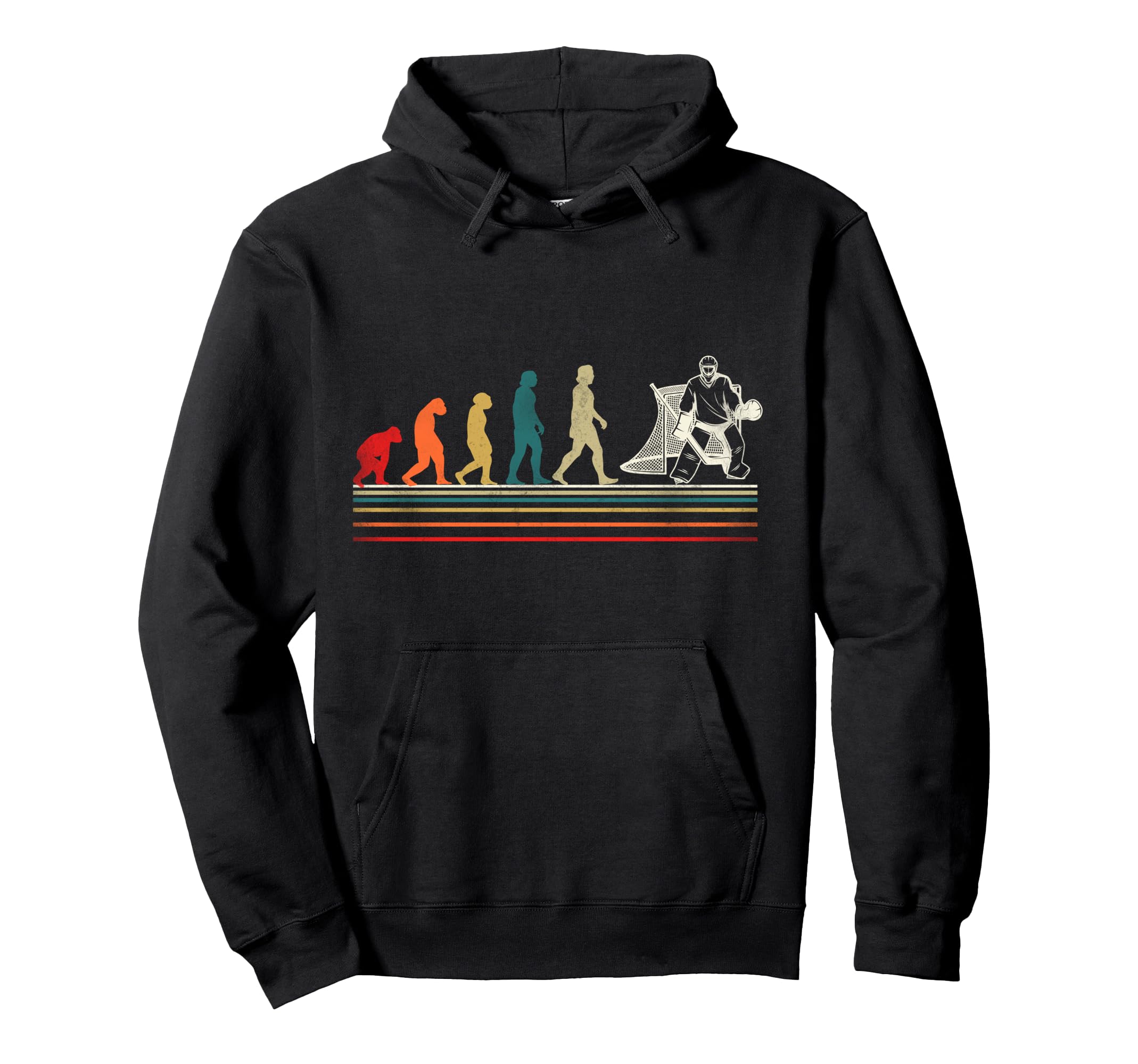 Ice Hockey Goalie Goalkeeper Evolution Hoodie - Novelty Apparel Men Women