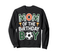 Mom Birthday Soccer Celebration Sweatshirt - Casual Everyday Wear Unisex