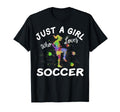 Soccer Just Who Loves Soccer T-Shirt - Custom Art Print for Adults