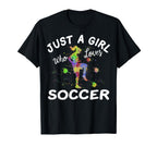 Soccer Just Who Loves Soccer T-Shirt - Custom Art Print for Adults