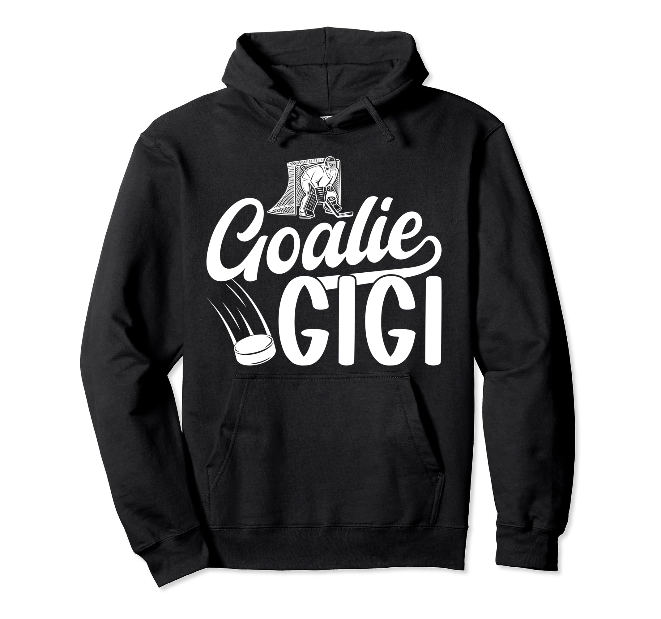 Ice Hockey Goalie Gigi Ice Hockey Goalkeeper Hoodie - Graphic Print Unisex