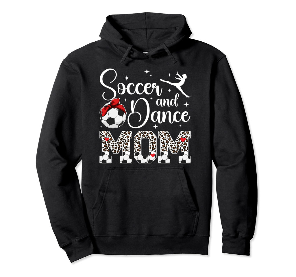 Soccer And Dance Mom Leopard Dancer Hoodie - Minimalist Print Men Women