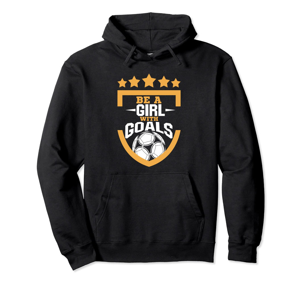 Be Goals Soccer Player Team Costume Hoodie - Novelty Apparel for Adults