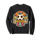 My Soccer Era Groovy Player Coach Sweatshirt - Minimalist Print for Adults