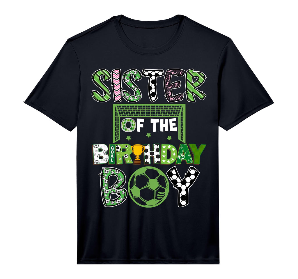 Sister Birthday Soccer Player Birthday T-Shirt - Trendy Graphic for Adults