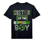 Sister Birthday Soccer Player Birthday T-Shirt - Trendy Graphic for Adults
