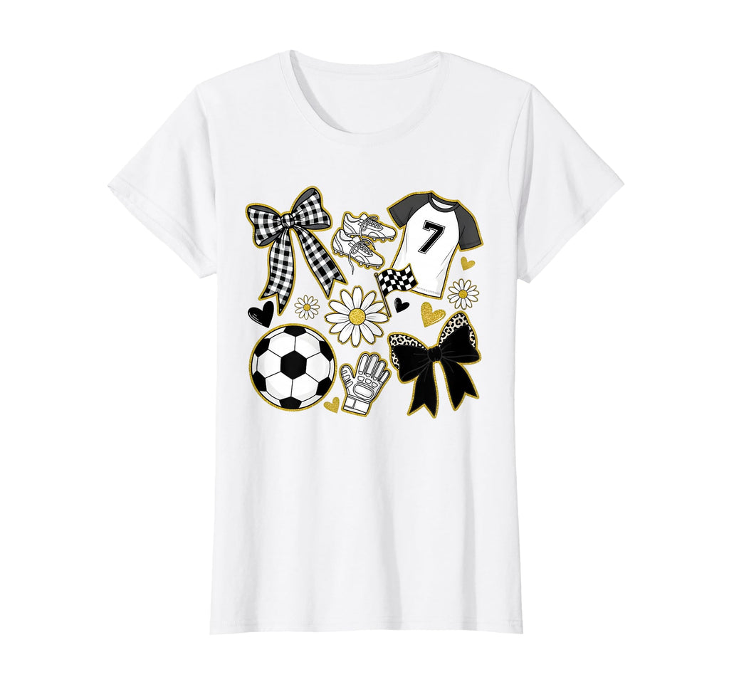 Soccer Mama Mom Preppy Soccer Streetwear T-Shirt - Trendy Graphic Unisex