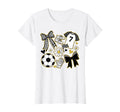 Soccer Mama Mom Preppy Soccer Streetwear T-Shirt - Trendy Graphic Unisex