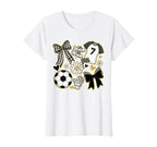 Soccer Mama Mom Preppy Soccer Streetwear T-Shirt - Trendy Graphic Unisex