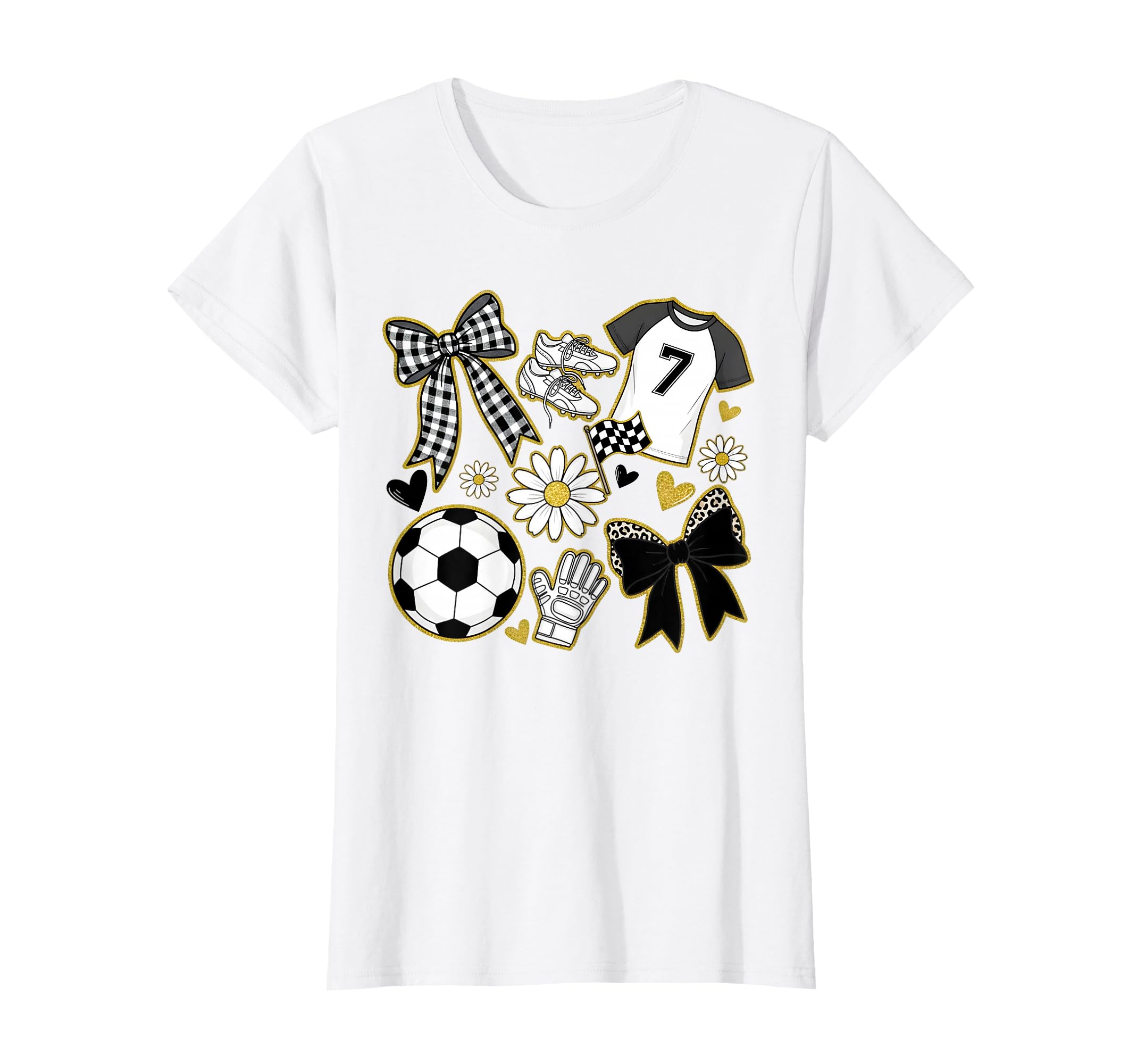Soccer Mama Mom Preppy Soccer Streetwear T-Shirt - Trendy Graphic Unisex