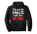 Proud Ice Hockey Goalie Mimi Hockey Hoodie - Aesthetic Graphic Men Women