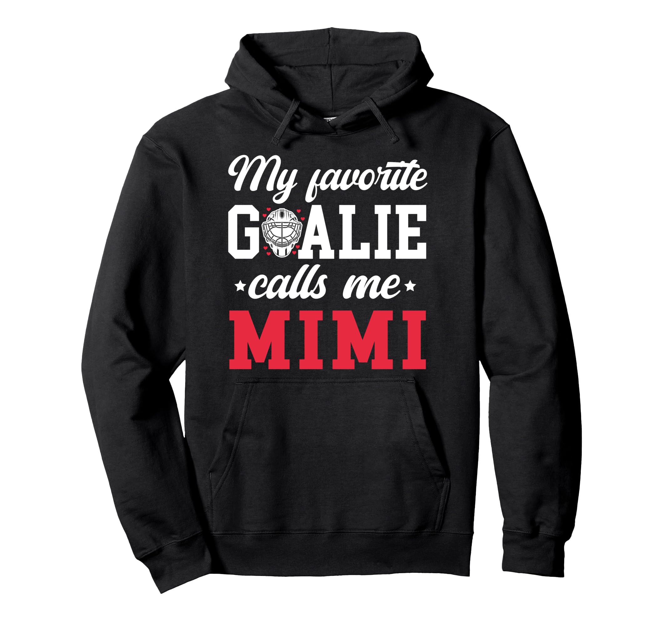 Proud Ice Hockey Goalie Mimi Hockey Hoodie - Aesthetic Graphic Men Women