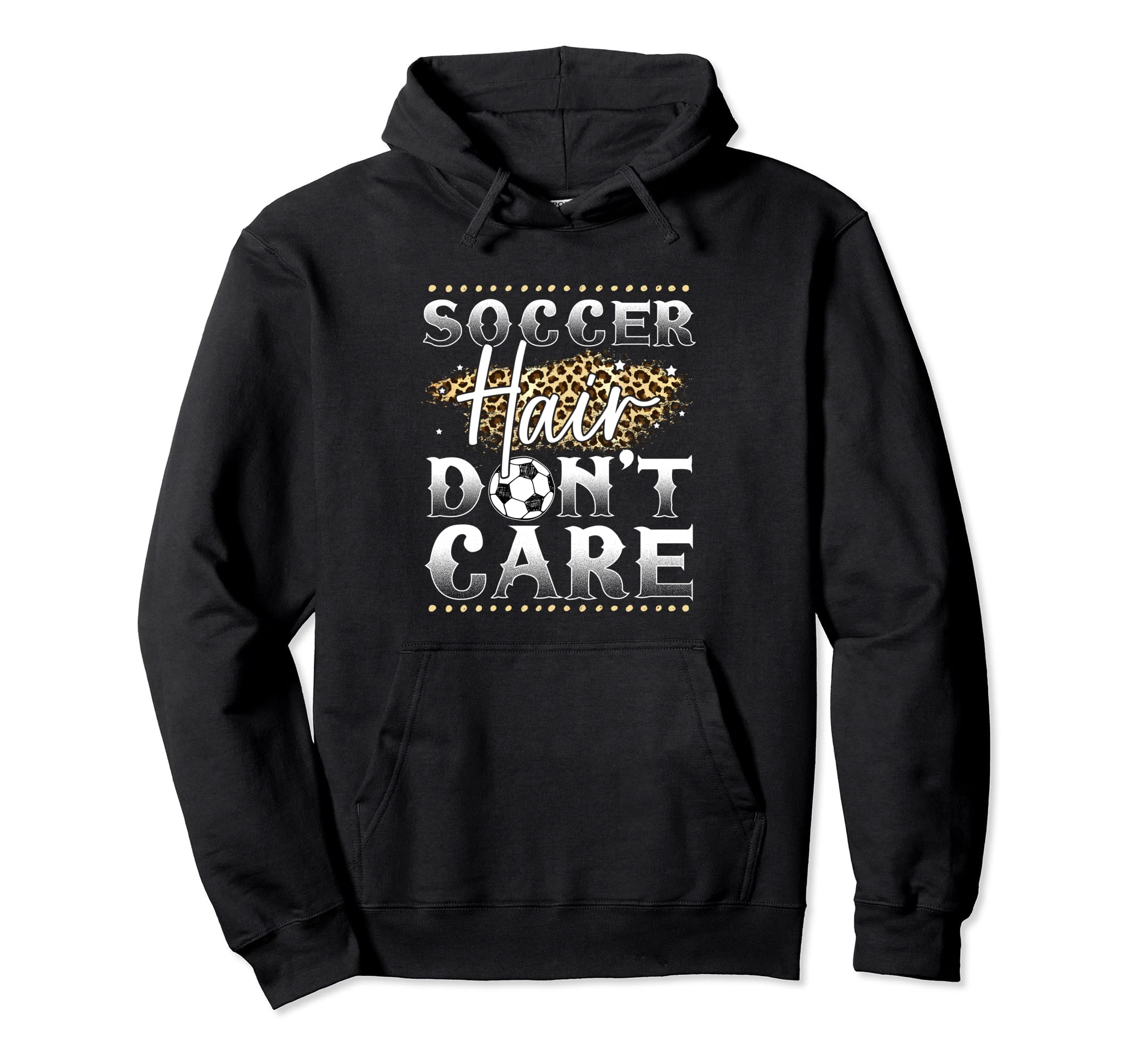 Soccer Leopard Soccer Hoodie - Minimalist Print Unisex