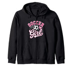 Funny Soccer Soccer Player Hoodie - Minimalist Print Unisex
