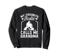 My Favorite Hockey Goalie Sweatshirt - Fun Novelty Design for Adults