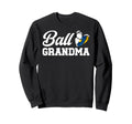 Ball Grandma Heart Volleyball Sweatshirt - Fun Novelty Design for Adults