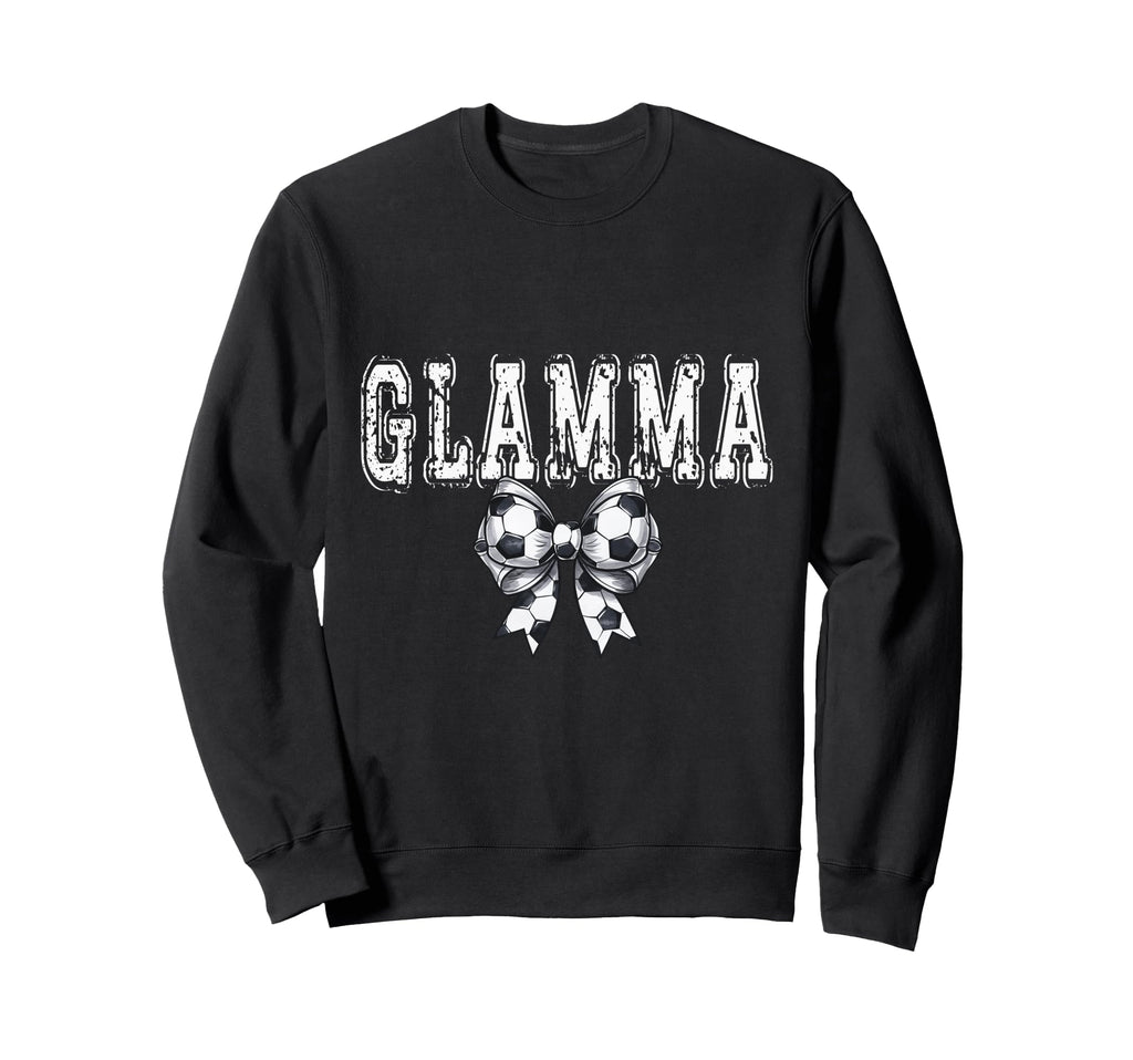 Coquette Soccer Glamma Spirit Sweatshirt - Unique Graphic for Adults