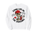 Living Life Sidelines Soccer Mama Sweatshirt - Streetwear Style for Adults