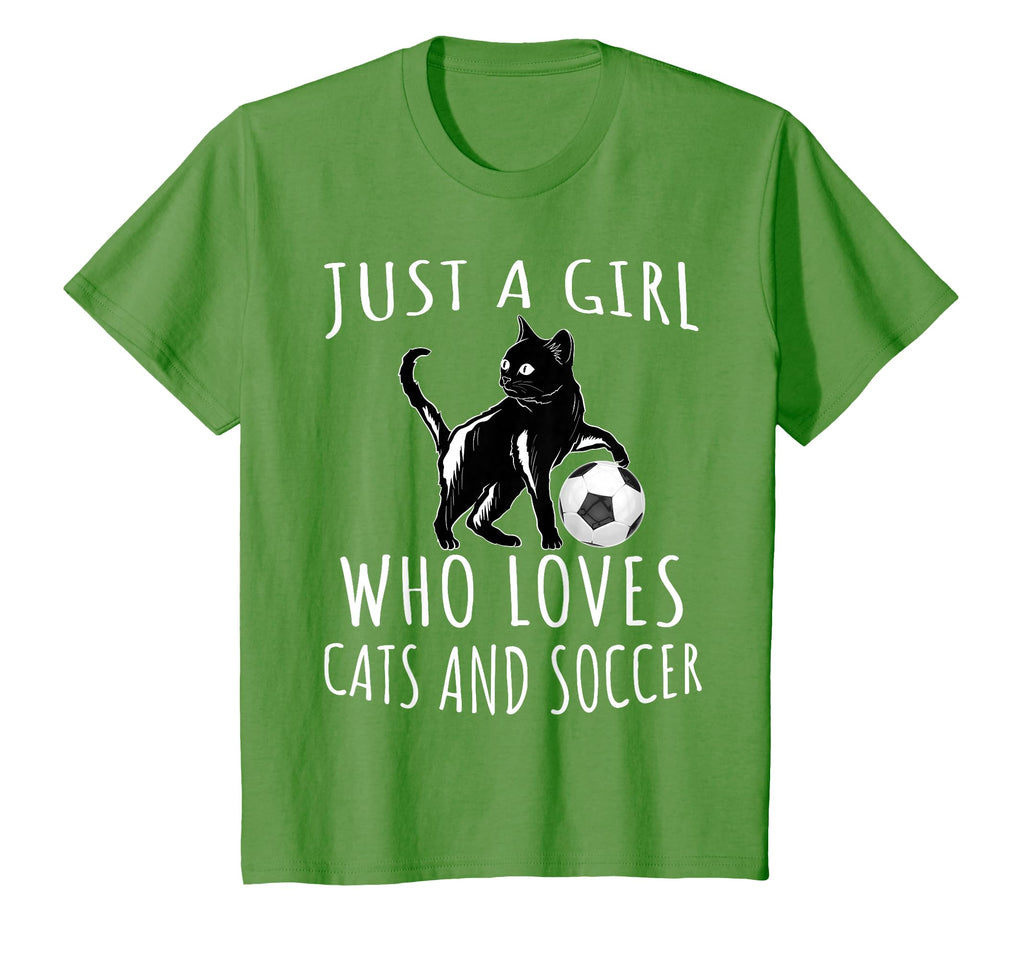 Just Who Loves Cats And Soccer Funny T-Shirt - Custom Art Print Unisex