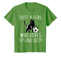 Just Who Loves Cats And Soccer Funny T-Shirt - Custom Art Print Unisex