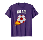 Soccer Goat F Tbol Greatest Football T-Shirt - Trendy Graphic for Adults