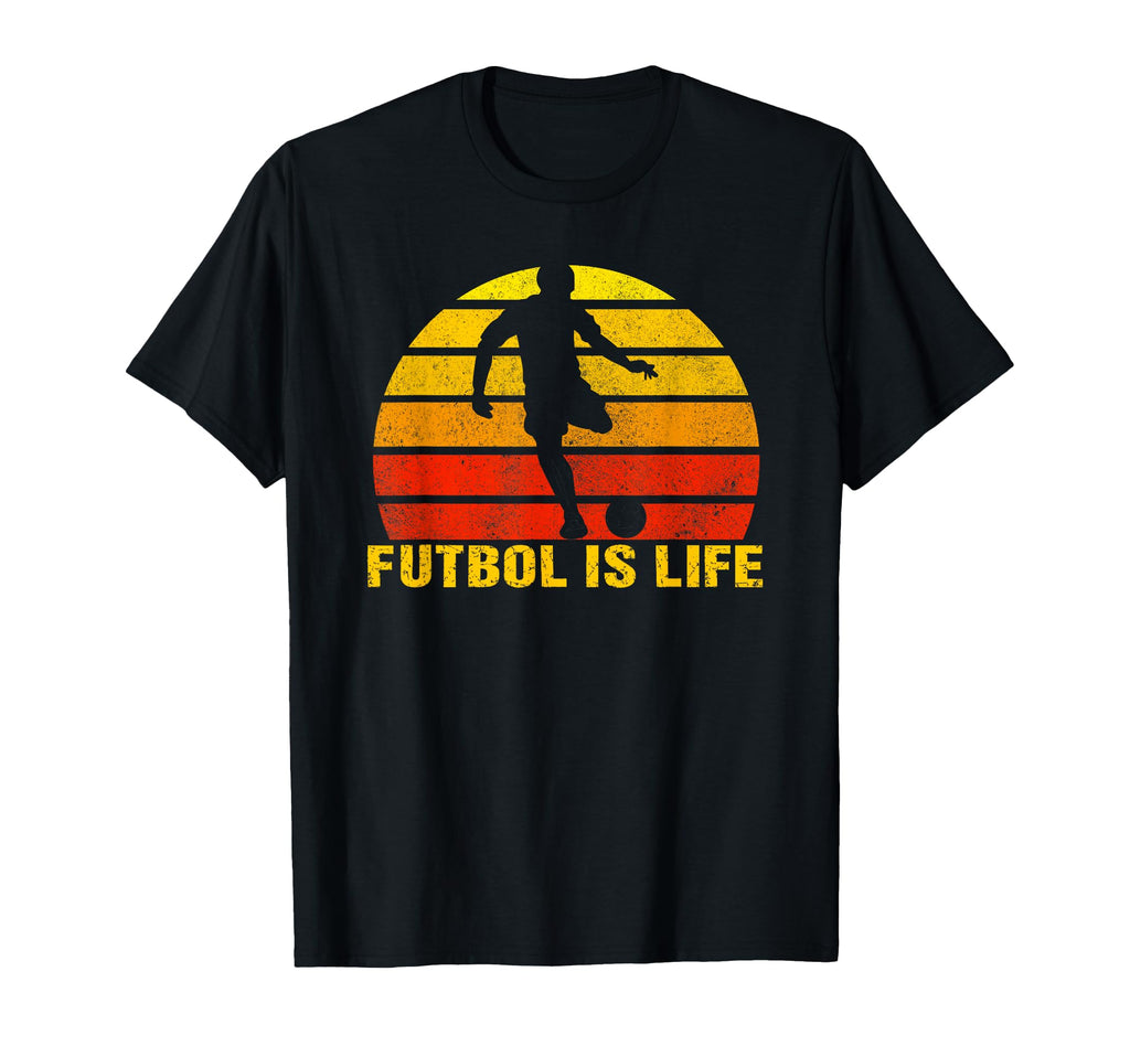 Futbol Is Life Soccer Player Sports T-Shirt - Graphic Print for Adults