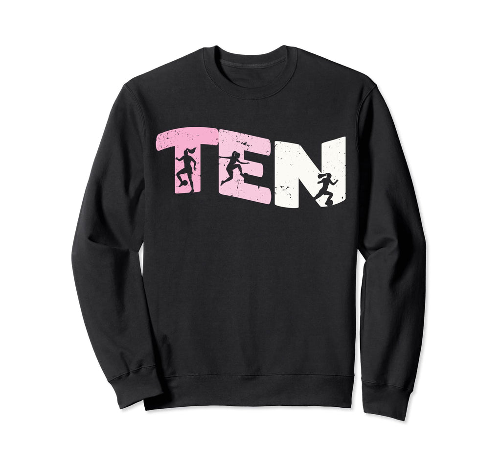10 Year Old Soccer Birthday 10Th B Sweatshirt - Minimalist Print Men Women