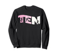 10 Year Old Soccer Birthday 10Th B Sweatshirt - Minimalist Print Men Women