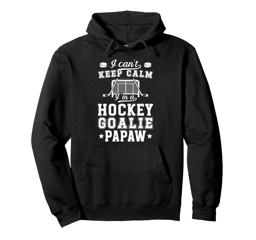 Im Hockey Goalie Papaw Ice Hockey Hoodie - Trendy Graphic Unisex