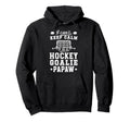 Im Hockey Goalie Papaw Ice Hockey Hoodie - Trendy Graphic Unisex