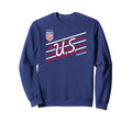 U S Soccer Perform Navy Uswnt Sweatshirt - Custom Art Print Unisex