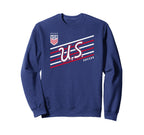 U S Soccer Perform Navy Uswnt Sweatshirt - Custom Art Print Unisex
