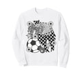 Soccer Ball Mama Coquette Bow Soccer Sweatshirt - Trendy Graphic Men Women