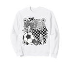 Soccer Ball Mama Coquette Bow Soccer Sweatshirt - Trendy Graphic Men Women