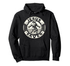 Jesus Saves Soccer Goalie Hoodie - Fun Novelty Design Men Women