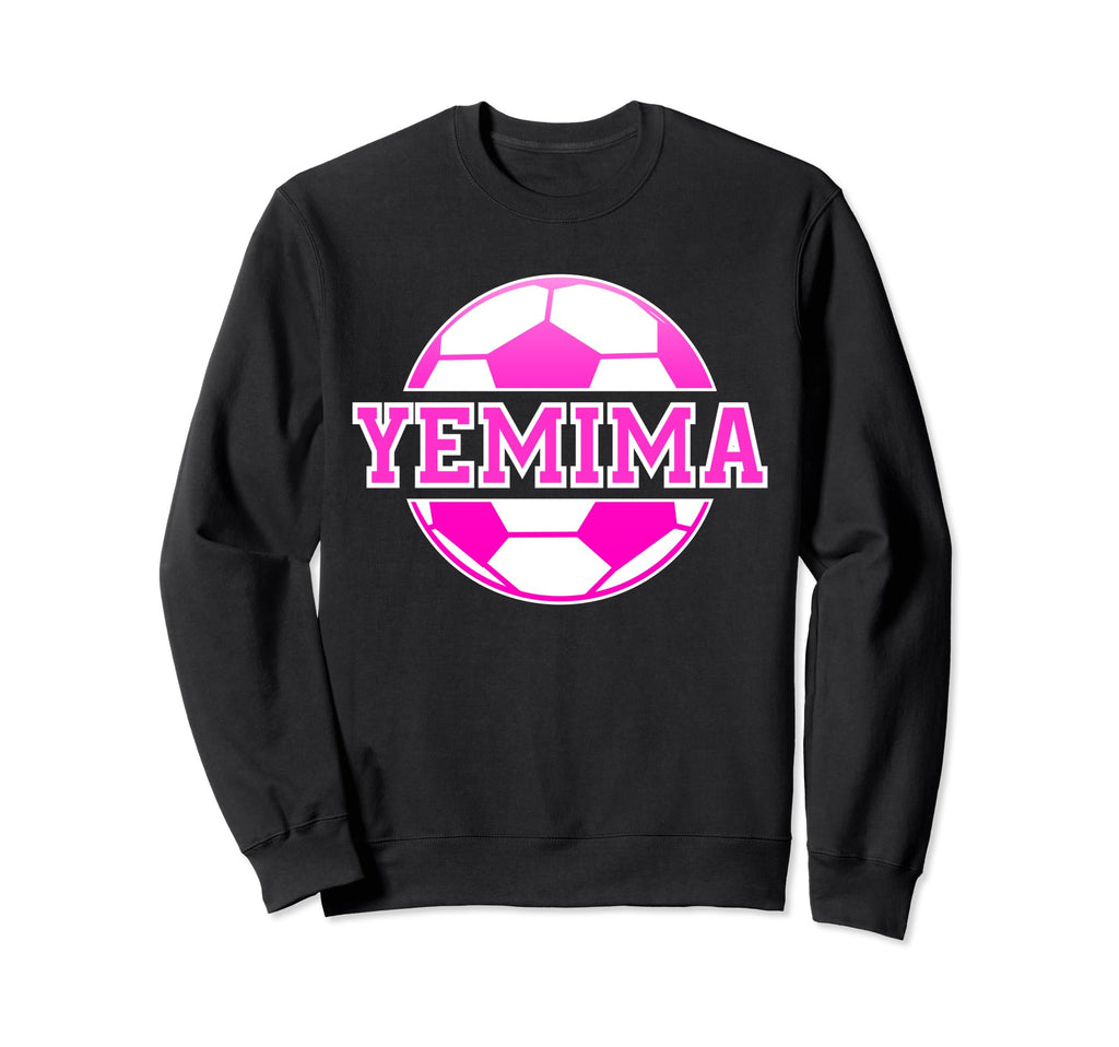 Yemima Name Soccer Play Football Sweatshirt - Custom Art Print for Adults