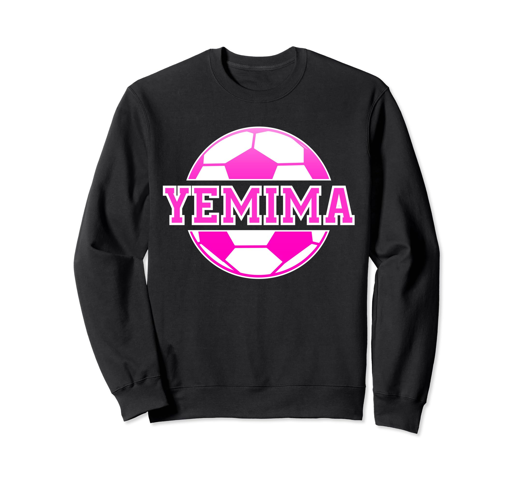 Yemima Name Soccer Play Football Sweatshirt - Custom Art Print for Adults