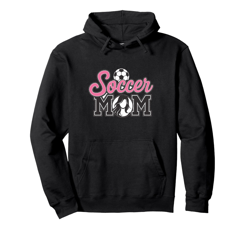 Soccer Mom Proud Supporter Team Hoodie - Fun Novelty Design for Adults
