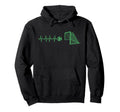 Funny Soccer Heartbeat Ecg Football Hoodie - Casual Everyday Wear Unisex