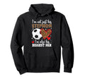 Biggest Fan Soccer Stepmom Soccer Hoodie - Casual Everyday Wear for Adults