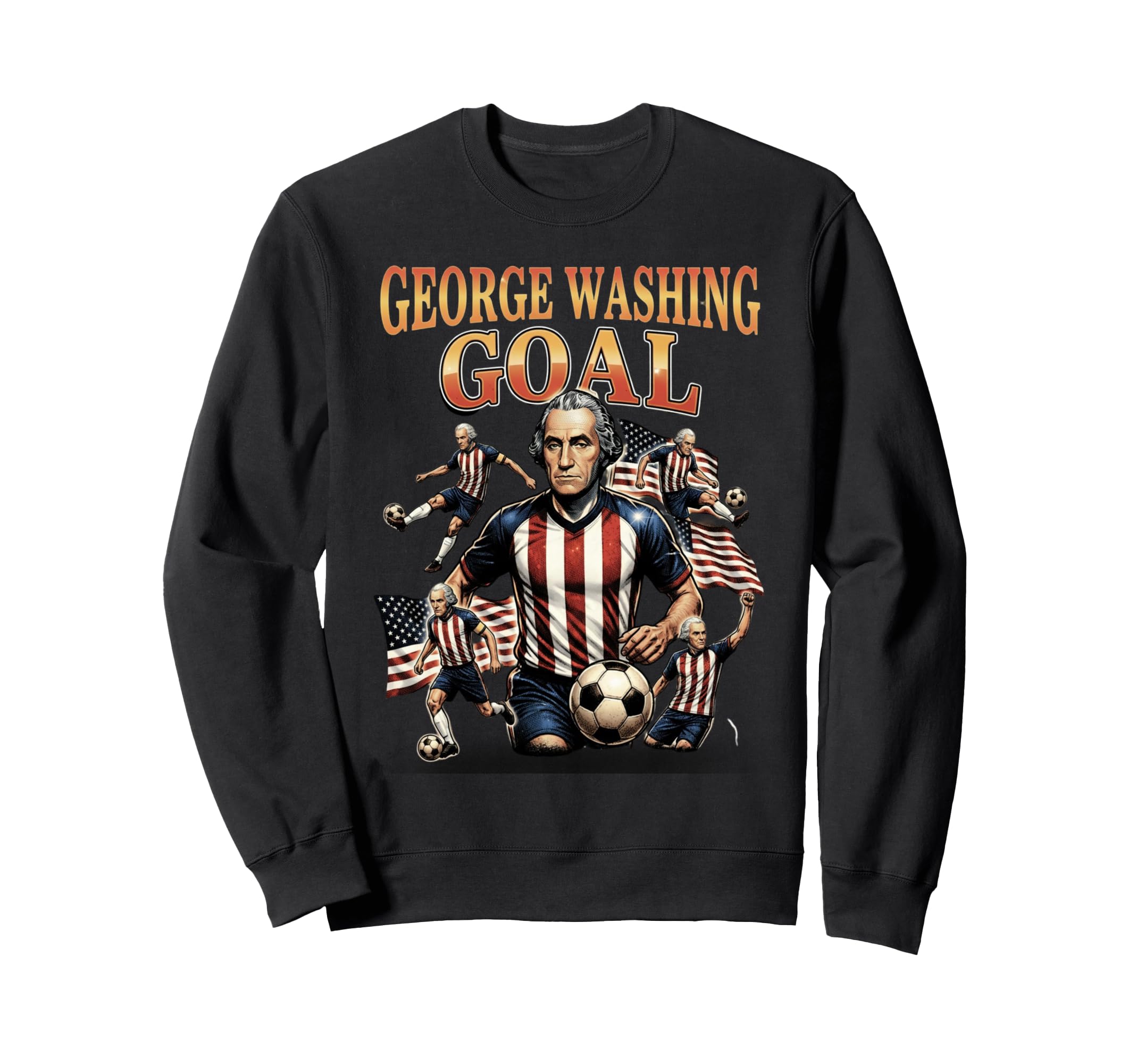 George Washing Goal Funny George Sweatshirt - Minimalist Print Men Women