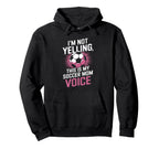 Soccer Mom Voice Funny Soccer Hoodie - Fun Novelty Design for Adults