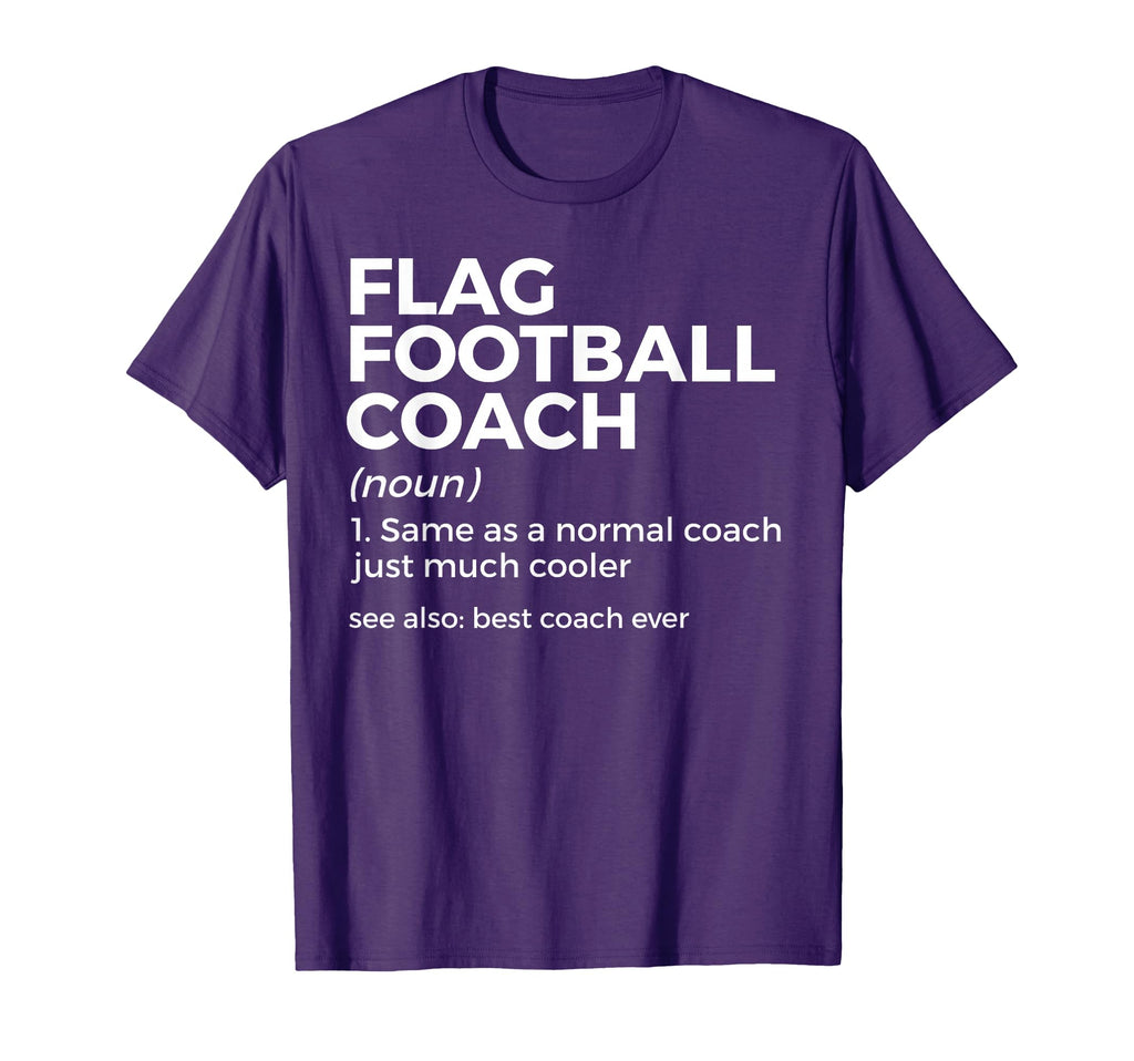 Funny Flag Football Coach Definition T-Shirt - Aesthetic Graphic Unisex