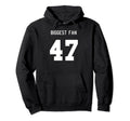 Number 47 Biggest Fan Sport Spirit Wear Hoodie - Graphic Print Men Women