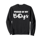 Proud My Funny Volleyball Soccer Mom Sweatshirt - Streetwear Style Unisex
