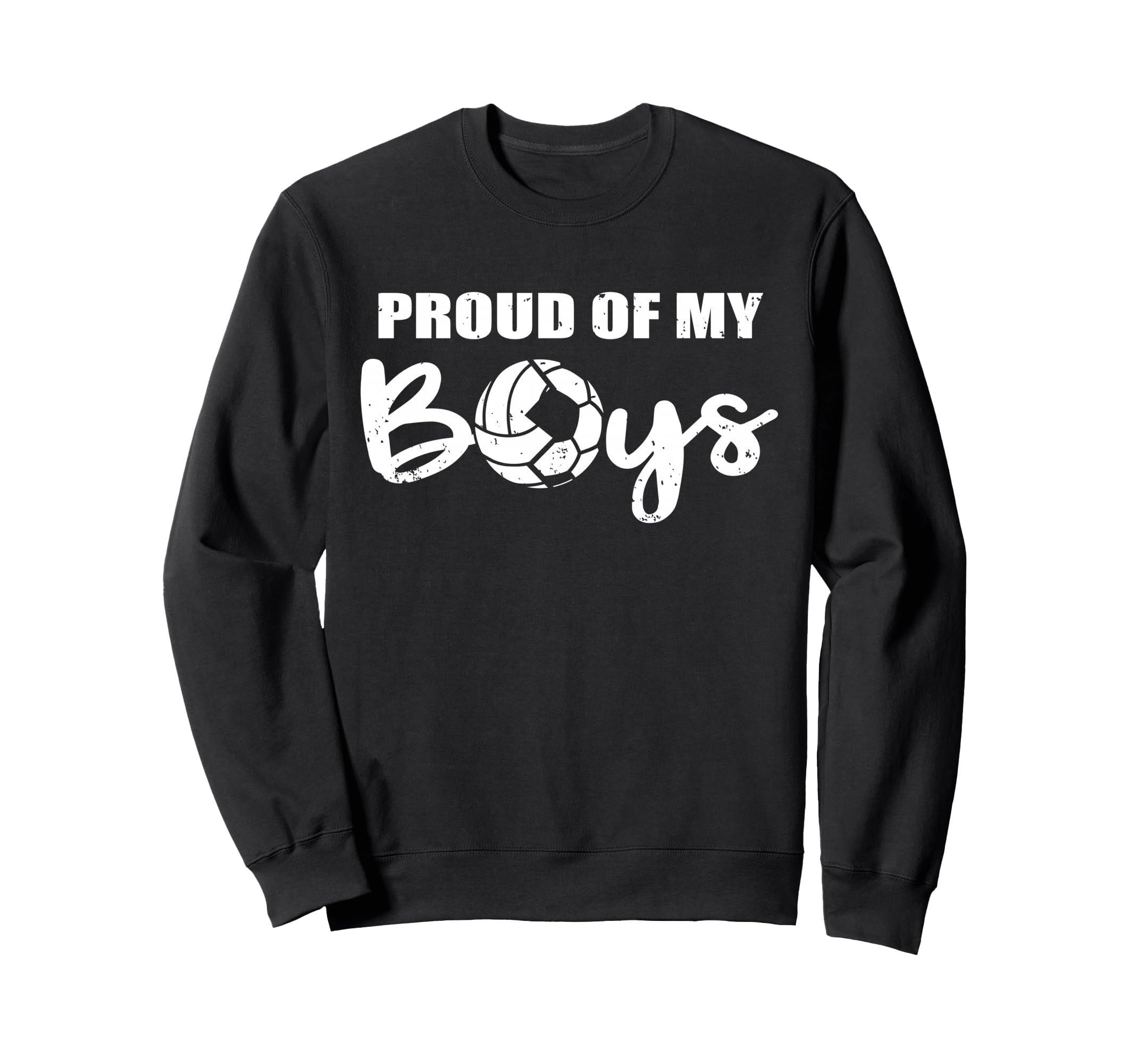 Proud My Funny Volleyball Soccer Mom Sweatshirt - Streetwear Style Unisex