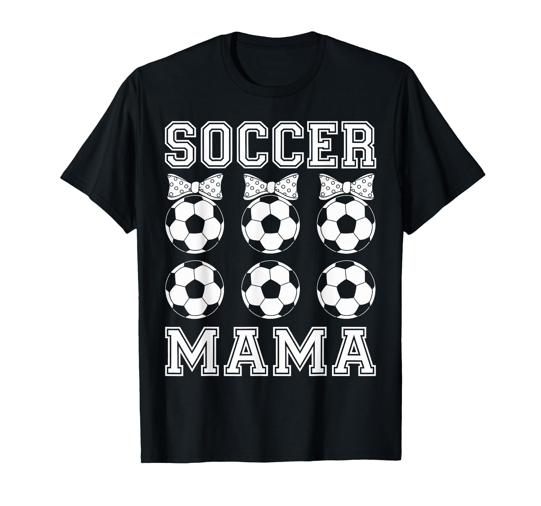 Soccer Mama Coquette Bow Soccer Mom T-Shirt - Fun Novelty Design Unisex