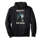 Soccer Player Galactic Power Epic Kicks Hoodie - Streetwear Style Unisex