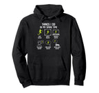 Things I Do My Spare Time Soccer Player Hoodie - Graphic Print for Adults