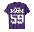 Number 59 Custom Proud Soccer Futbol T-Shirt - Unique Graphic Men Women